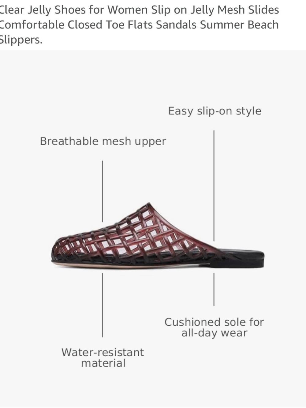 Womans Jelly shoes NWT - Picture 2 of 6
